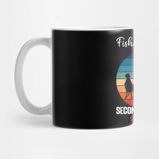 Fishing is my second favorite F-word Mug